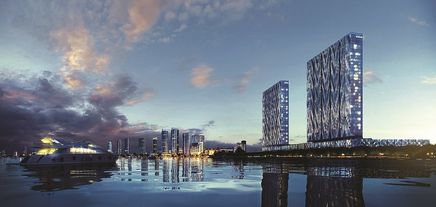 Waterfront artist impression of City of Dreams.