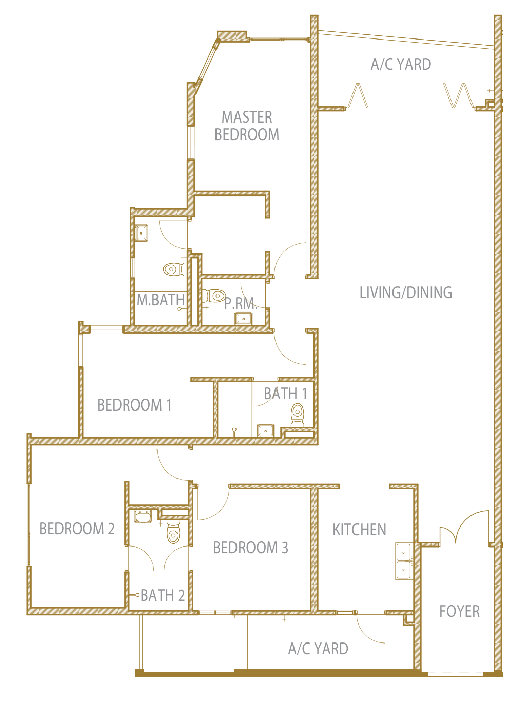 Type D floor plan, labelled 2,206 sq ft; indicative.