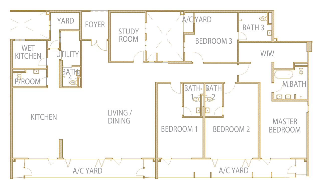 Type G floor plan, labelled 4,047 sq ft; indicative.